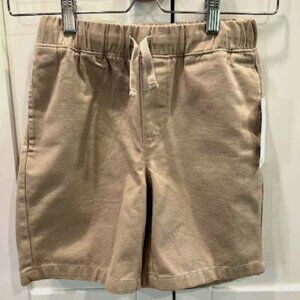 Nordstrom Rack Boys' Twill Drawstring Shorts - Khaki - Size 7/8 - NWT